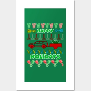 Merry chrismas, car guy, car enthusiast merry chrismas (jeep) Posters and Art